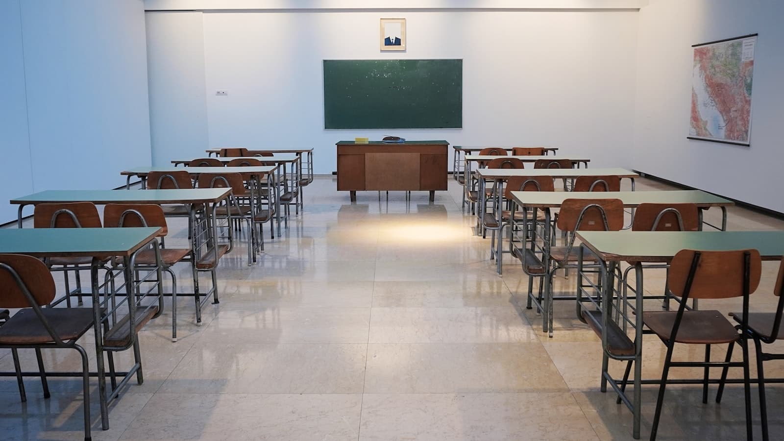 Bright classroom with students engaged in a lesson